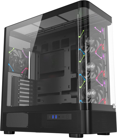 Kuti kompjuteri Xyz X-CS-QUANTUM-B, MIDI Tower, ATX mATX Micro-ITX, e zezë