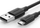 Kabllo micro USB Ugreen QC 3.0, 2.4 A, 0.25 m, e zezë