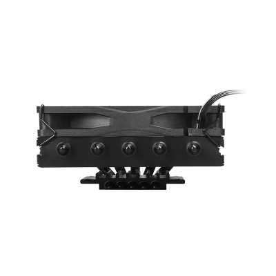 Ftohës CPU Chieftec Low Profile 45mm, 5 heatpipe, i zi