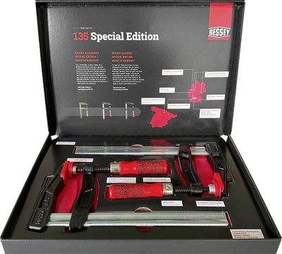 Set kapësesh Bessey TGA25SET-135 Jubilee, hapje 250mm, gjatësi hunde 120mm