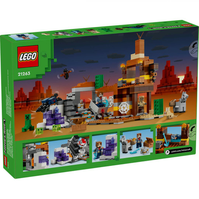 Set ndërtimi LEGO Minecraft Doll from Badlands 21263, lodër për lojëra me mend për kalamajtë