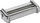 Aksesor makine paste Imperia NEW SIMPLEX TITANIA, për spagetti 2 mm, inox, argjendtë