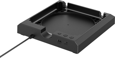 Stendë LED Venom për Xbox Series X, USB, ndriçim me ngjyra, e zezë