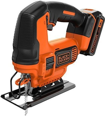 Орбитална пила Black+Decker BDCJS18, 18V, без кабел, портокалова и црна