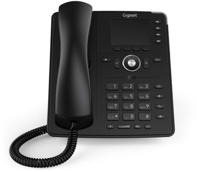 Telefoni i tavolinës Gigaset P810 IP PRO, ekran 3.36", PoE, i zi