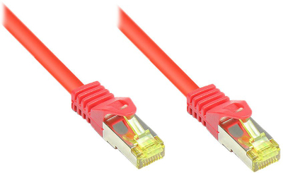 Kabllo rrjeti Alcasa Cat7 RJ-45, 1.5m, S FTP, e kuqe
