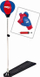 Set boksi Sport One Punching Ball, me doreza dhe pompë, blu e kuqe