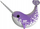 Puzzle 3D Fat Brain Toys Eugy Narwhal, karton, për fëmijë 6+, vjollcë