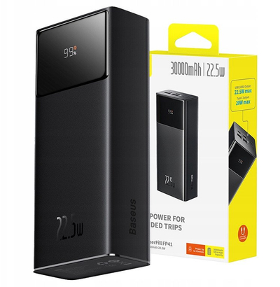 Powerbank Baseus EnerFill FP41, 30000mAh, 22.5W QC PD, i zi