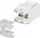 Modul Keystone RJ45 Cat5e UTP LSA, i bardhë