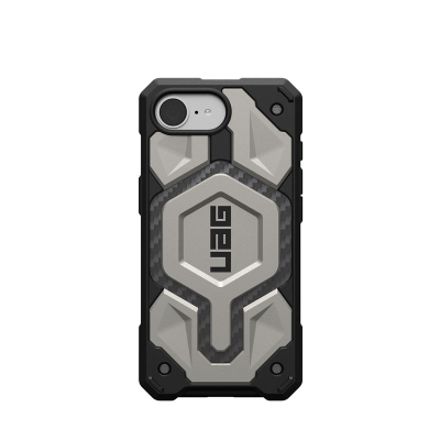 Mbajtëse telefoni Urban Armor Gear Monarch Pro për iPhone SE 2025, mbrojtëse e fortë, titanium