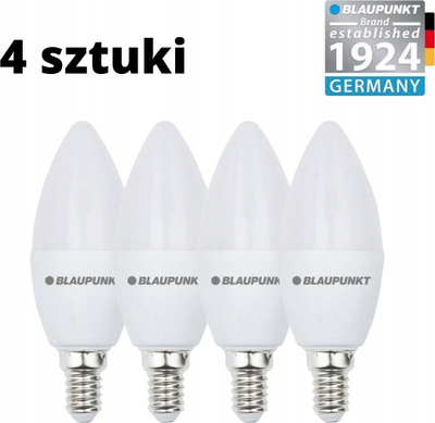 Llampë LED Blaupunkt Candle E14, 7W 680lm, 4000K, e bardhë