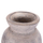 Vazo dekorative Vermo HM4396, terrakotë, 18x19 cm, gri e hapur