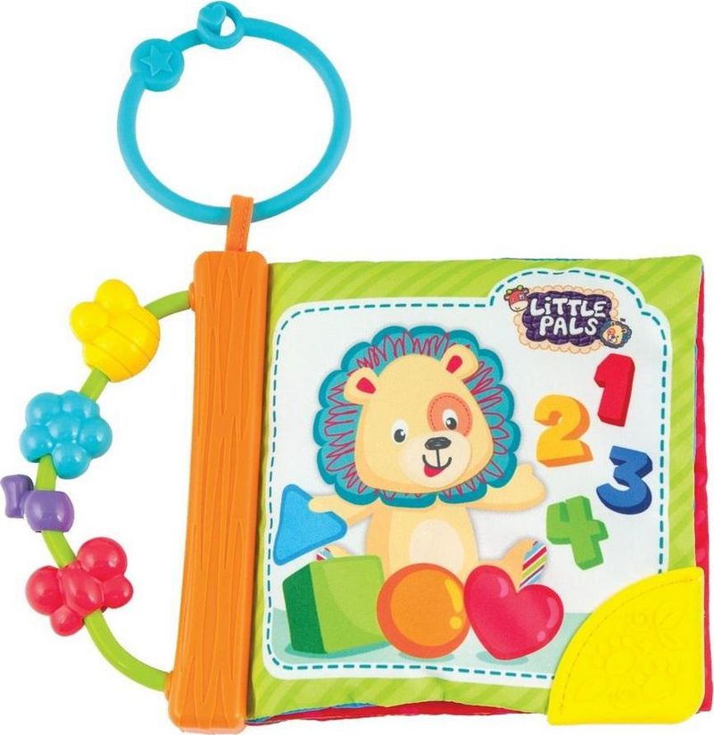 Libër shqisor për fëmijë Smily Play Little Buddies Teether