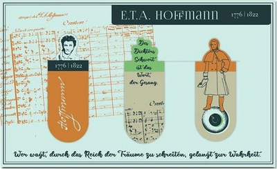 Shënues magnetikë për libra MP, E.T.A. Hoffmann, set dizajni, multicolor