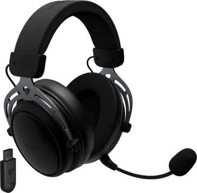 Kufje gaming Genesis Toron 706, wireless, me mikrofon, të zeza