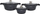 Set tenxheresh Zwieger Black Stone, 6 pjesë, induksion, ngjyrë gri e errët