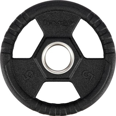 Pllakë olimpike gome HMS TOH05, 5 kg, e zezë