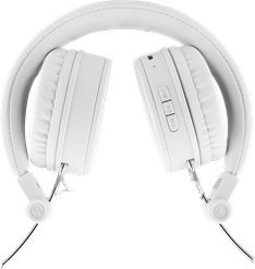 Kufje on ear Streetz HL BT403, Bluetooth, me mikrofon, të bardha
