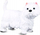 Figurinë Collecta qen West Highland Terrier, madhësia M, e bardhë