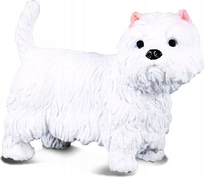 Figurinë Collecta qen West Highland Terrier, madhësia M, e bardhë