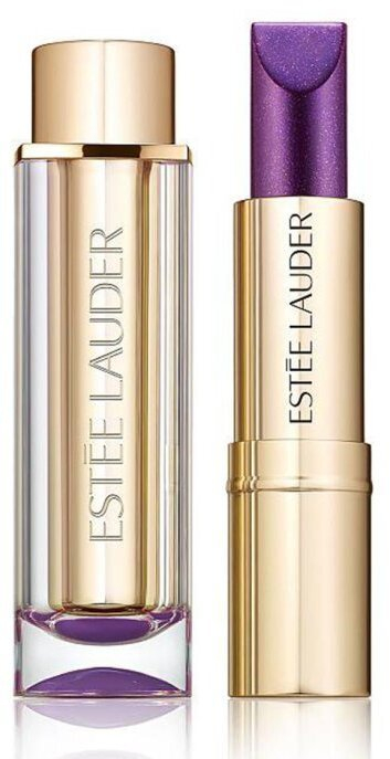 Buzëkuq Estee Lauder Pure Color Love 485 Violet Ray, finish me shkëlqim, vjollcë