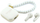 Безжични слушалки Guess TWS Pearl Strap, 5 часа, со кутија за полнење, бели