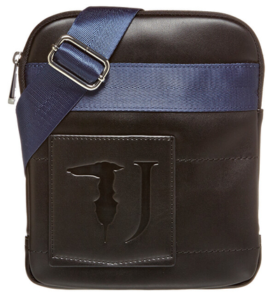 Çantë krahu Trussardi 71B00133-K303, e zezë/kaltër