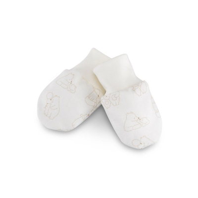 Doreza për bebe Kenguru Gold Full Print, pambuk organik, për të porsalindur, të bardha