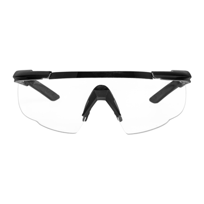 Syze mbrojtëse taktike Wiley X Saber Advanced Rust, lente të këmbyeshme, kornizë e zezë mat