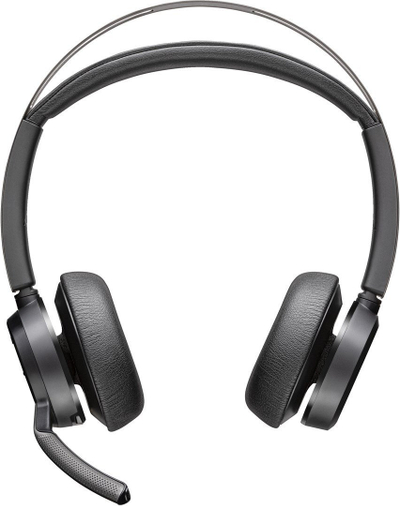 Слушалки Poly Voyager Focus 2 UC, Bluetooth, USB A, стерео, црни
