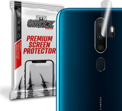 Mbrojtës kamere GrizzGlass për Oppo A9 2020, xham hibrid, transparent