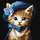 Set pikturimi me numra Ideyka The Cat with the Hat, kanavacë, për fëmijë dhe të rritur, shumëngjyrësh