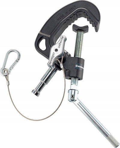 Klamër tubi Avenger Pipe Clamp TB, pin 16mm, kapacitet 100kg, e zezë