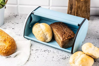 Kuti buke KingHoff KH 1757, çelik inox, gri metalike