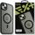 Kuti mbrojtëse Next One Mist Shield MagSafe, për iPhone 15, gjysmë e tejdukshme, e zezë