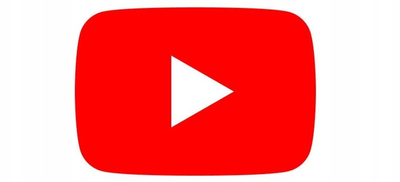 Ikonë digjitale YouTube, format PNG, me sfond të kuq