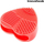 Pastrues furçash grimi InnovaGoods Heart, silikoni, formë zemre, rozë