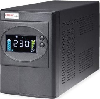 UPS ROLINE LineSecure III 1500 Tower, me ekran LCD, ngjyrë e zezë