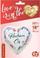 Balonë folie GoDan I Love You, zemër, 18", e bardhë