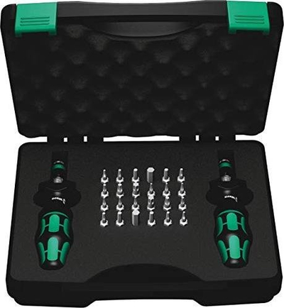 Set kaçavidash momenti Wera 7440/41, 26 pjesë, me bita Torx Hex, në kuti