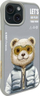 Mbulesë telefoni Philips Nimmy për iPhone 15 6.1", koleksioni Cool&amp;Cute 2.0 Bear, gri