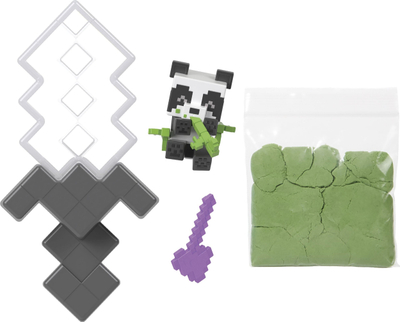 Figurë Minecraft Mini Mode Mining, set me rërë formuese, aksesor minierash, shumëngjyrëshe
