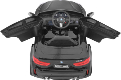 Makina elektrike për fëmijë BMW X6M, 2 motorë, telekomandë prindërore, e zezë
