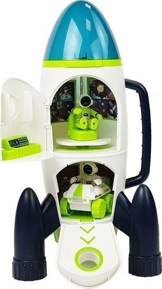 Lodër raketë hapësinore LeanToys Astronom, me drita, me tinguj, e bardhë