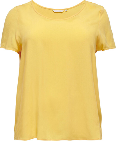 Bluzë ONLY CARMAKOMA Loose Fit CARFIRSTLY LIFE 15226657, e verdhë 48