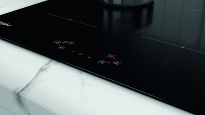 Индукциска плоча за готвење, Whirlpool WS Q4860 NE, 59 cm, 7200 W, 4 зони, црна