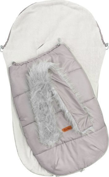 Qese dimërore për bebe Orso Beige, fleece i butë, e papërshkueshme nga uji, bezhë