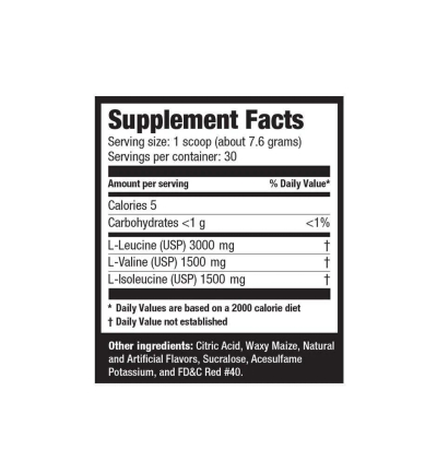 Aminoacide Ultimate Nutrition BCAA Powder, 12000 60 serv, 457g, Fruit Punch