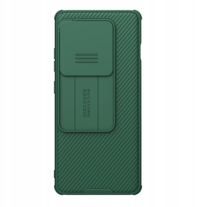 Mbulesë telefoni Nillkin CamShield Pro për OnePlus 12R, me mbrojtje me slider te kamera, jeshile
